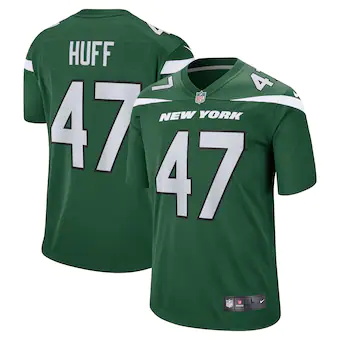mens nike bryce huff gotham green new york jets game jersey